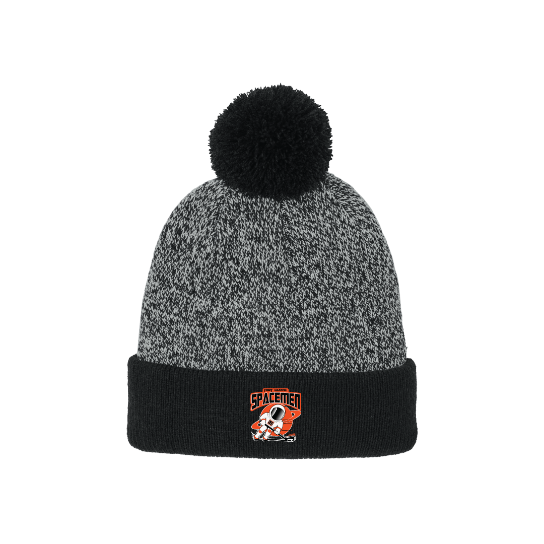 FW Spacemen Heather Pom Beanie