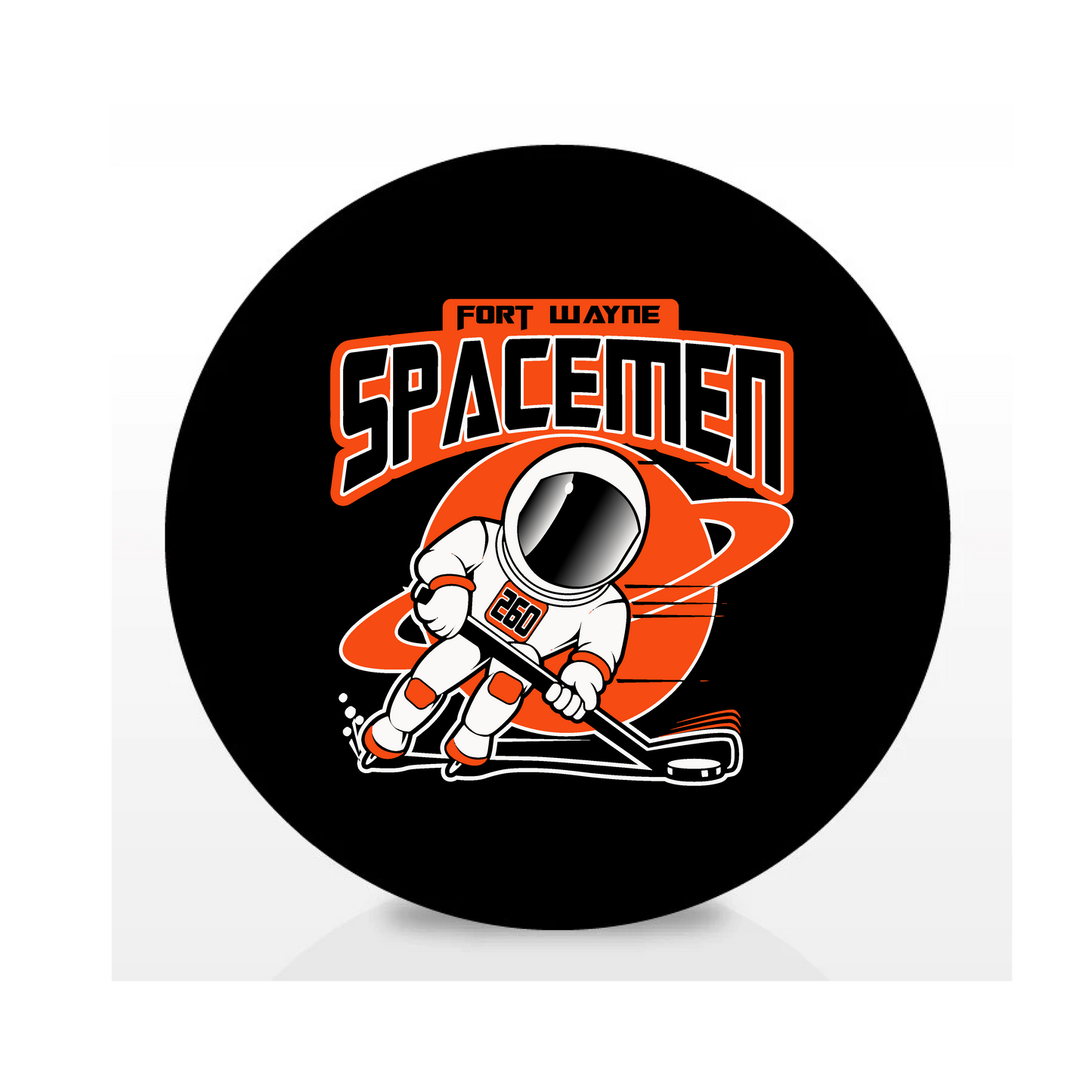FW Spacemen Souvenir Hockey Puck