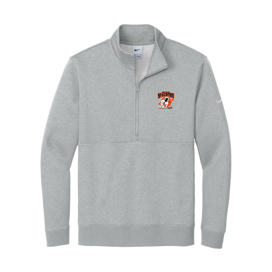 FW Spacemen Nike Club Fleece Sleeve Swoosh 1/2-Zip